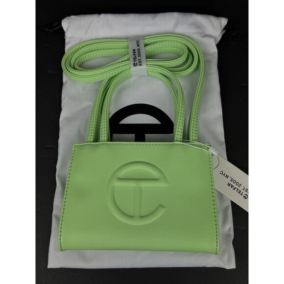 Telfar Small Shopping Bag Double Mint Vegan Leather - Picture 2 of 7